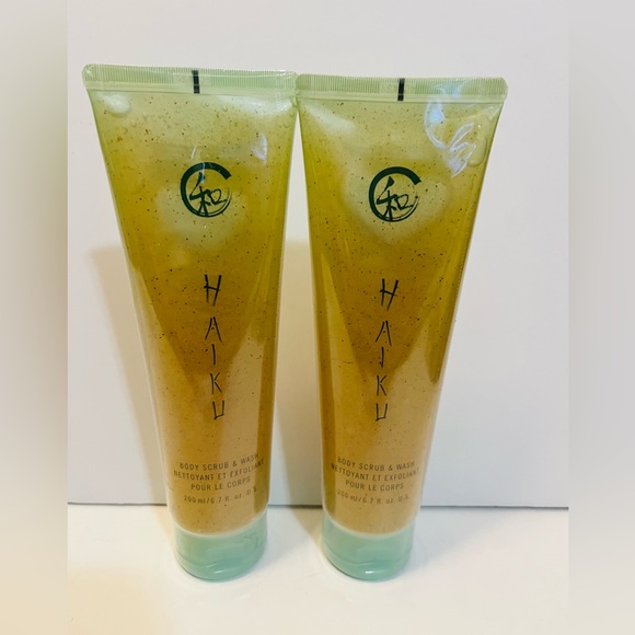 Avon Haiku Body Scrub & Wash Full Size Lot of 2 - Picture 1 of 7